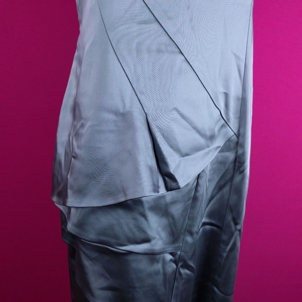 @ Calvin Klein size 10 Sheath Silver Dress - Picture 3 of 7
